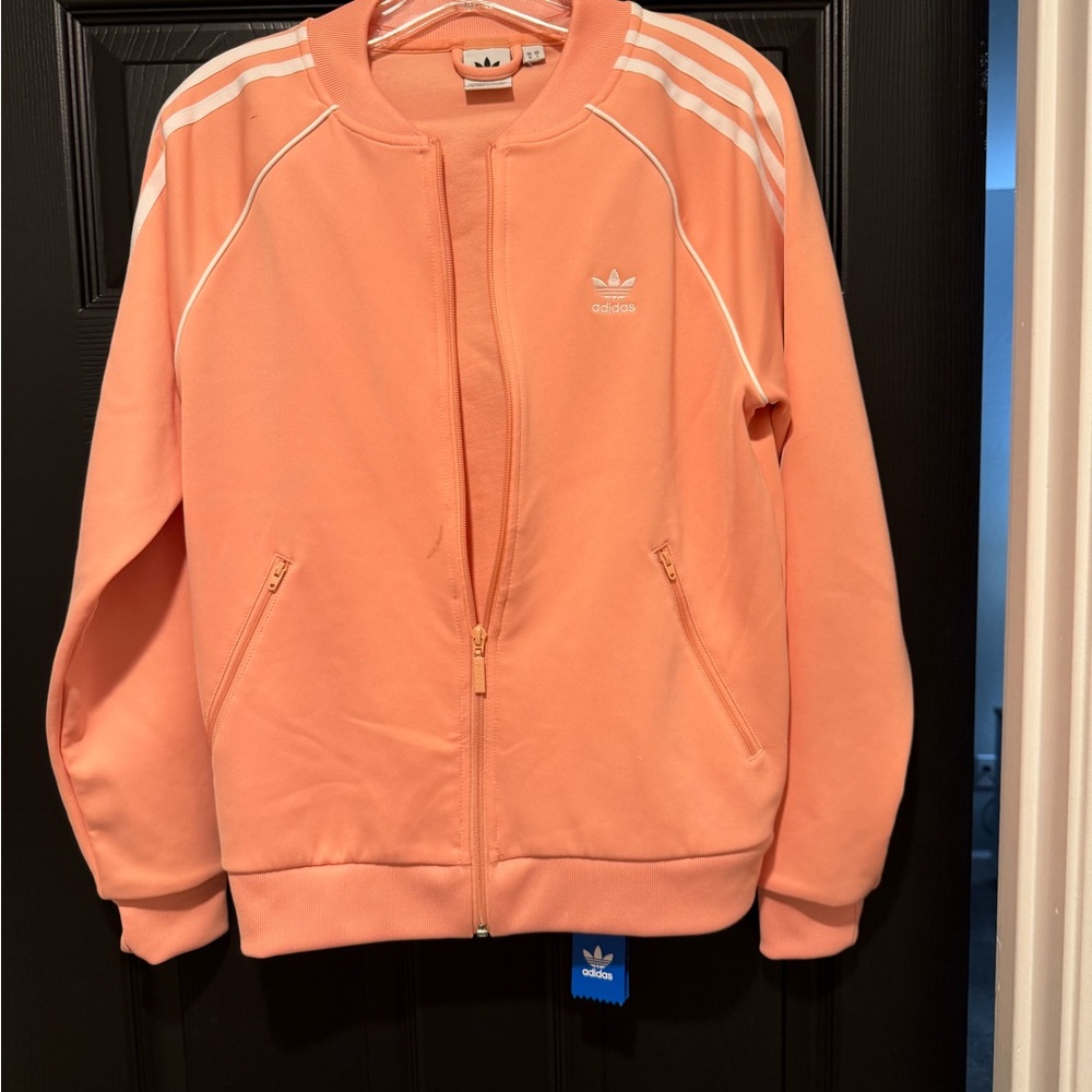 Adidas Coral Jacket with White Accents